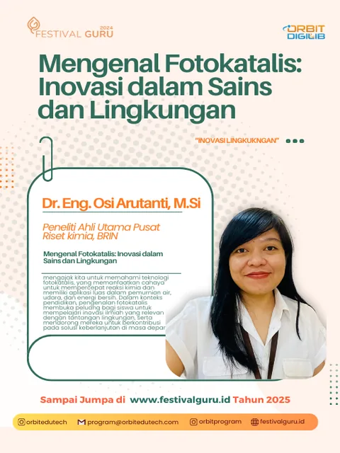 Sampul Mengenal Fotokatalis: Inovasi dalam Sains dan Lingkungan