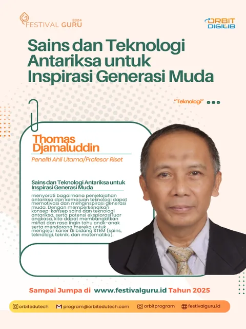 Sampul Sains dan Teknologi Antariksa untuk Inspirasi Generasi Muda